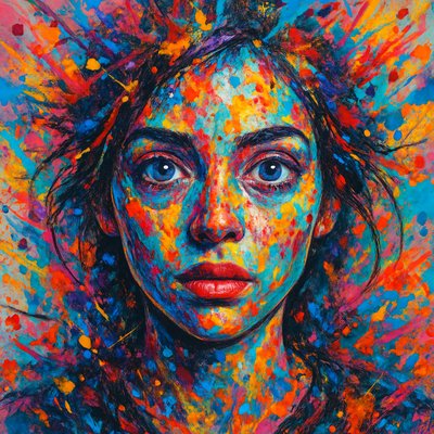 portrait of a person with expressive eyes