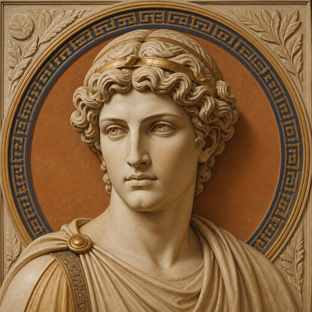 Ancient Greek Classical Art Style AI art example