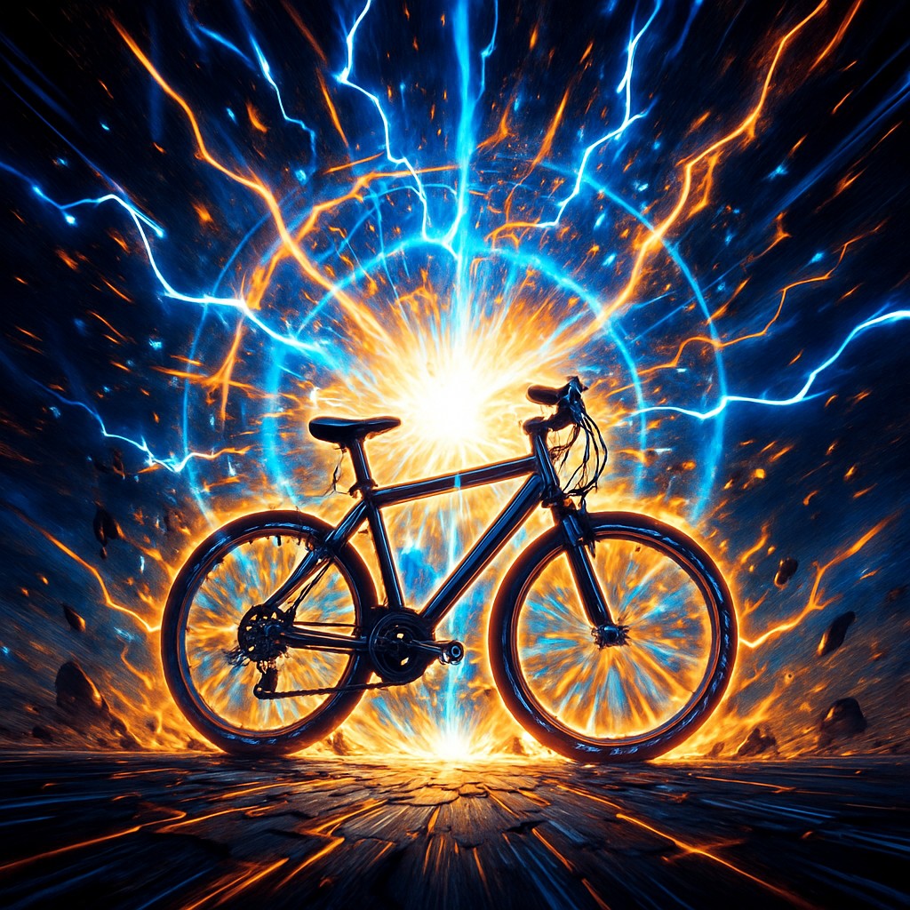 bicyle resting against a wall