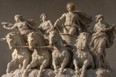 Apollo in his Chariot with the Hours by John Singer Sargent