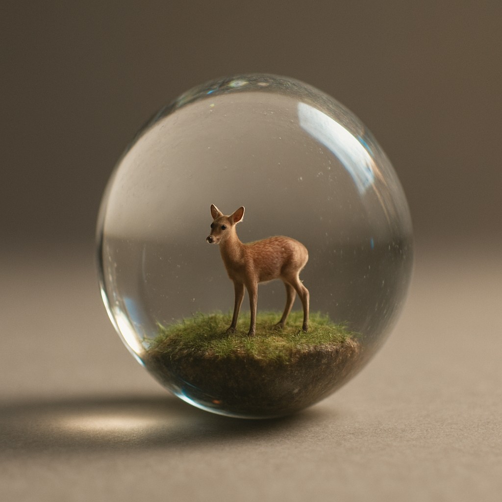 animal standing in natural pose