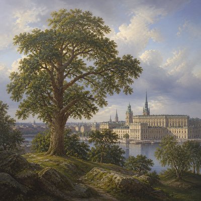 a tree in nature — Stockholm Art Style