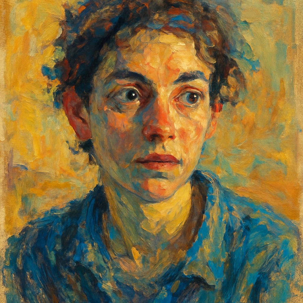 portrait of a person with expressive eyes