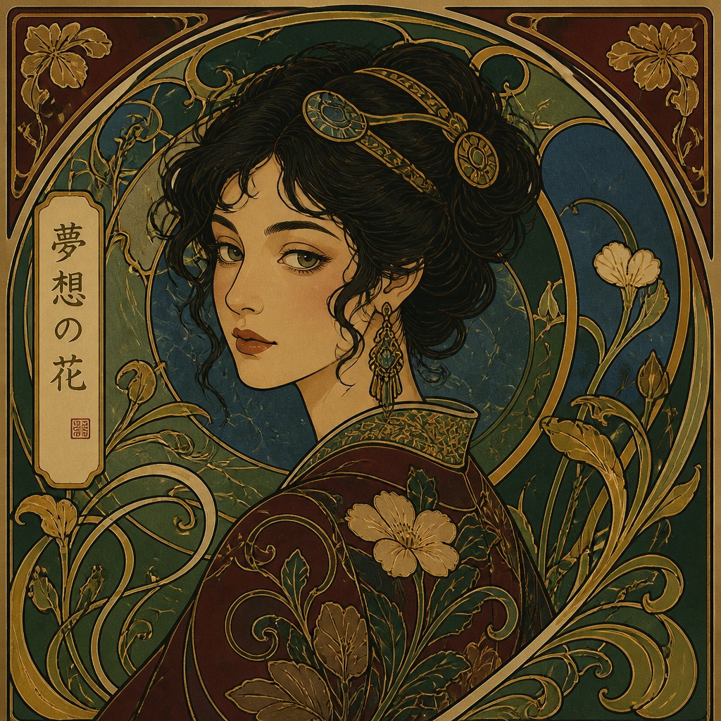 Art Nouveau Style AI art example