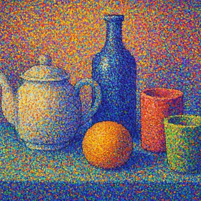 still life with everyday objects