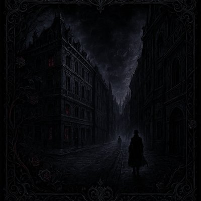 Dark Gothic Anime Art Style Style Transfer Example