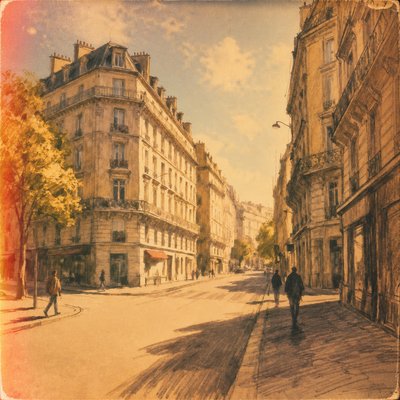 Nostalgiacore Aesthetic Style Transfer Example