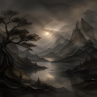 wide landscape with natural scenery — Smoked Glass