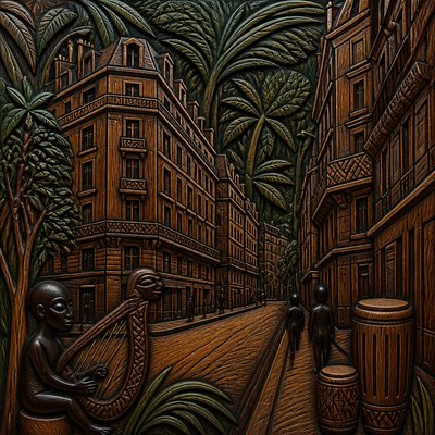 Central African Art Style Style Transfer Example