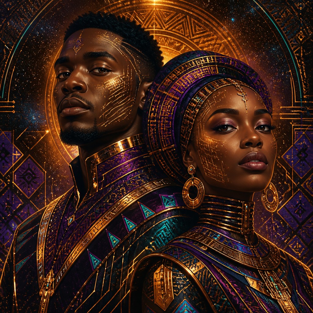 portrait of two people together