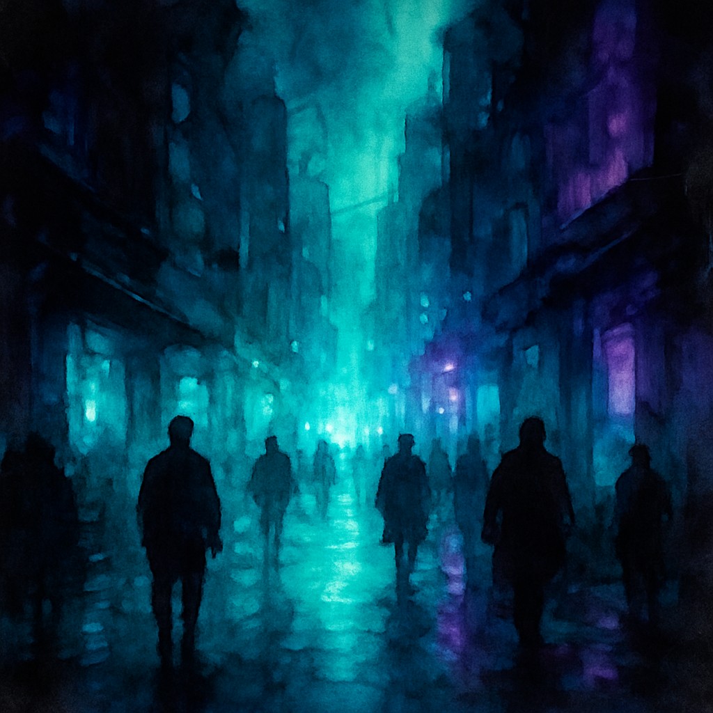 urban street with city activity