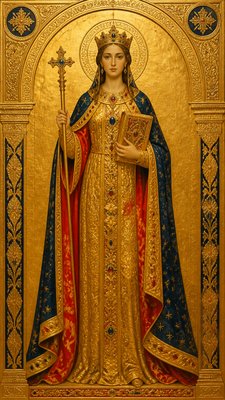 full-length portrait of an elegant figure