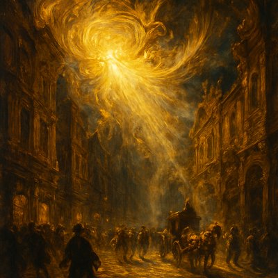 urban street with city activity