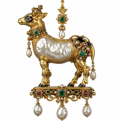 animal standing in natural pose — Renaissance Jewelry Design