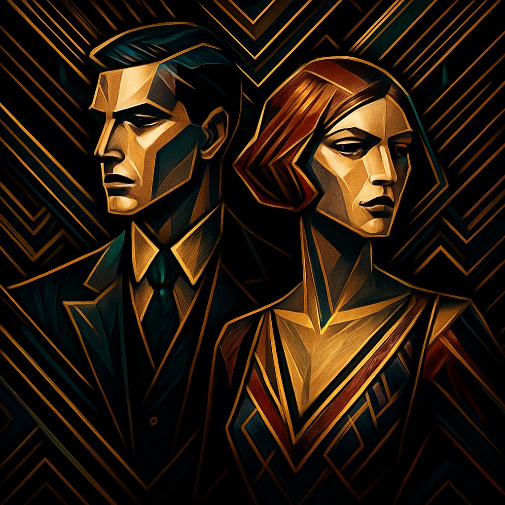 portrait of two people together