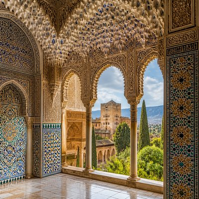 wide landscape with natural scenery — Granada Art Style