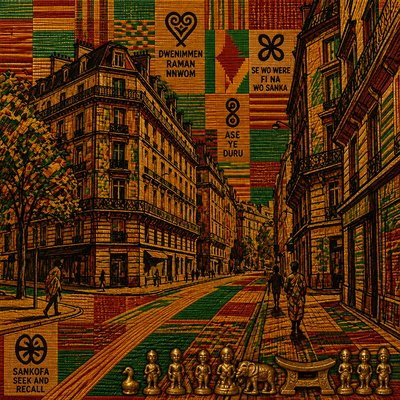 Ghanaian Art Style Style Transfer Example