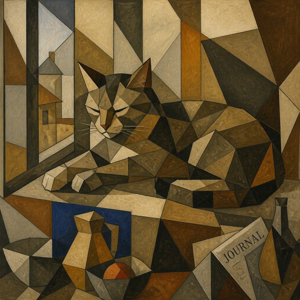 a cat lounging in a sunlit window