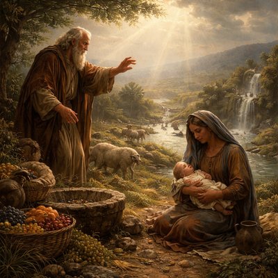 “Even by the God of thy father, who shall help thee; and by the Almighty, who shall bless thee with blessings of heaven above, blessings of the deep that lieth under, blessings of the breasts, and of the womb:” (Genesis 49:25, KJV)


