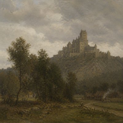 majestic castle on a hilltop