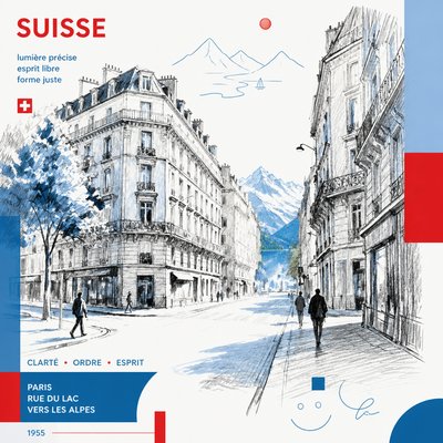 Swiss Art Style Style Transfer Example