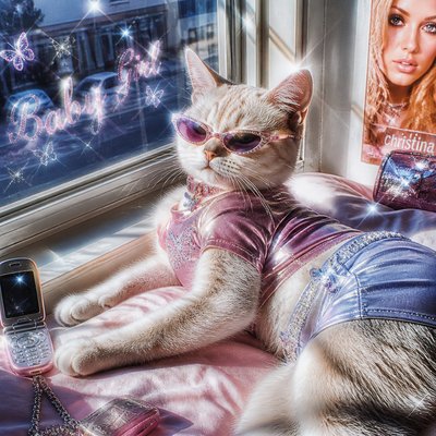 a cat lounging in a sunlit window