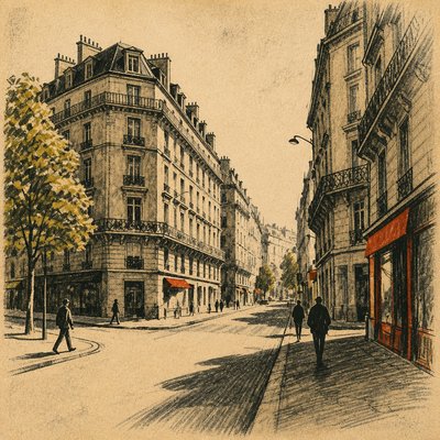 Stone Lithography Print Style Style Transfer Example
