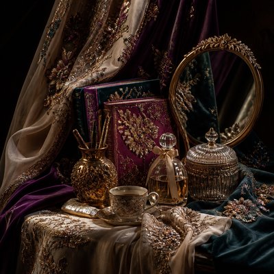still life with everyday objects