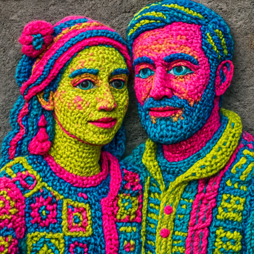 portrait of two people together