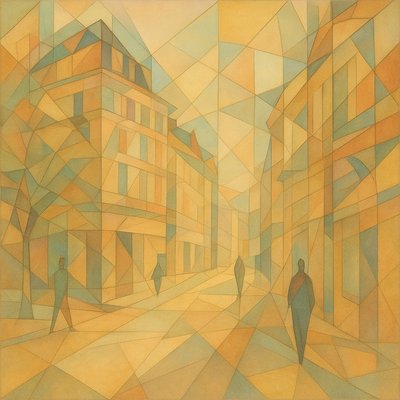 Salon Cubism Art Style Style Transfer Example