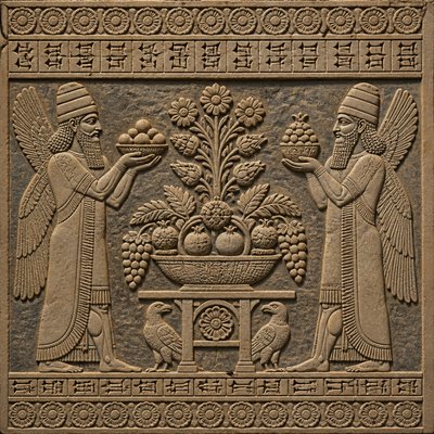 Mesopotamian Relief Art Style 3