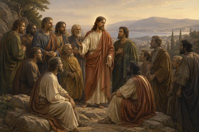 Jesus chooses 12 apostles to be with him
