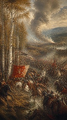 a serene birch forest in soft morning light, no people, no text