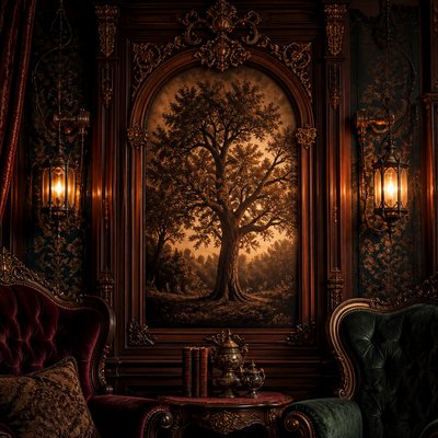 a tree in nature — Victorian Furniture Art