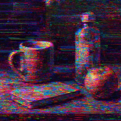 still life with everyday objects