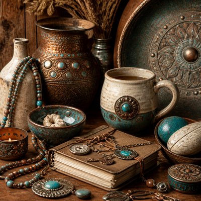 still life with everyday objects — Bohemian Jewelry Design
