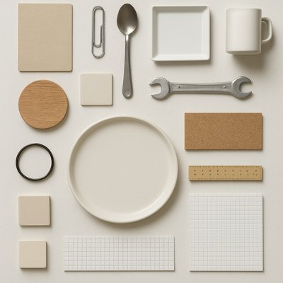 still life with everyday objects
