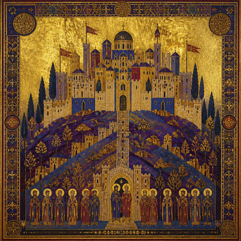 majestic castle on a hilltop