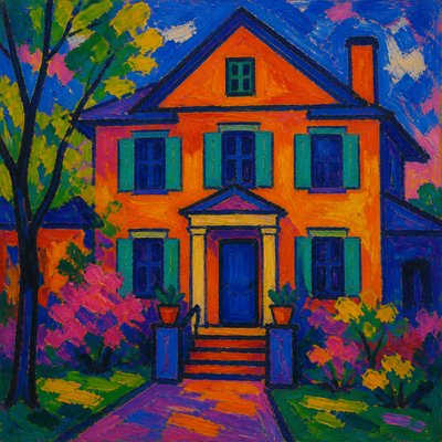 house with front view