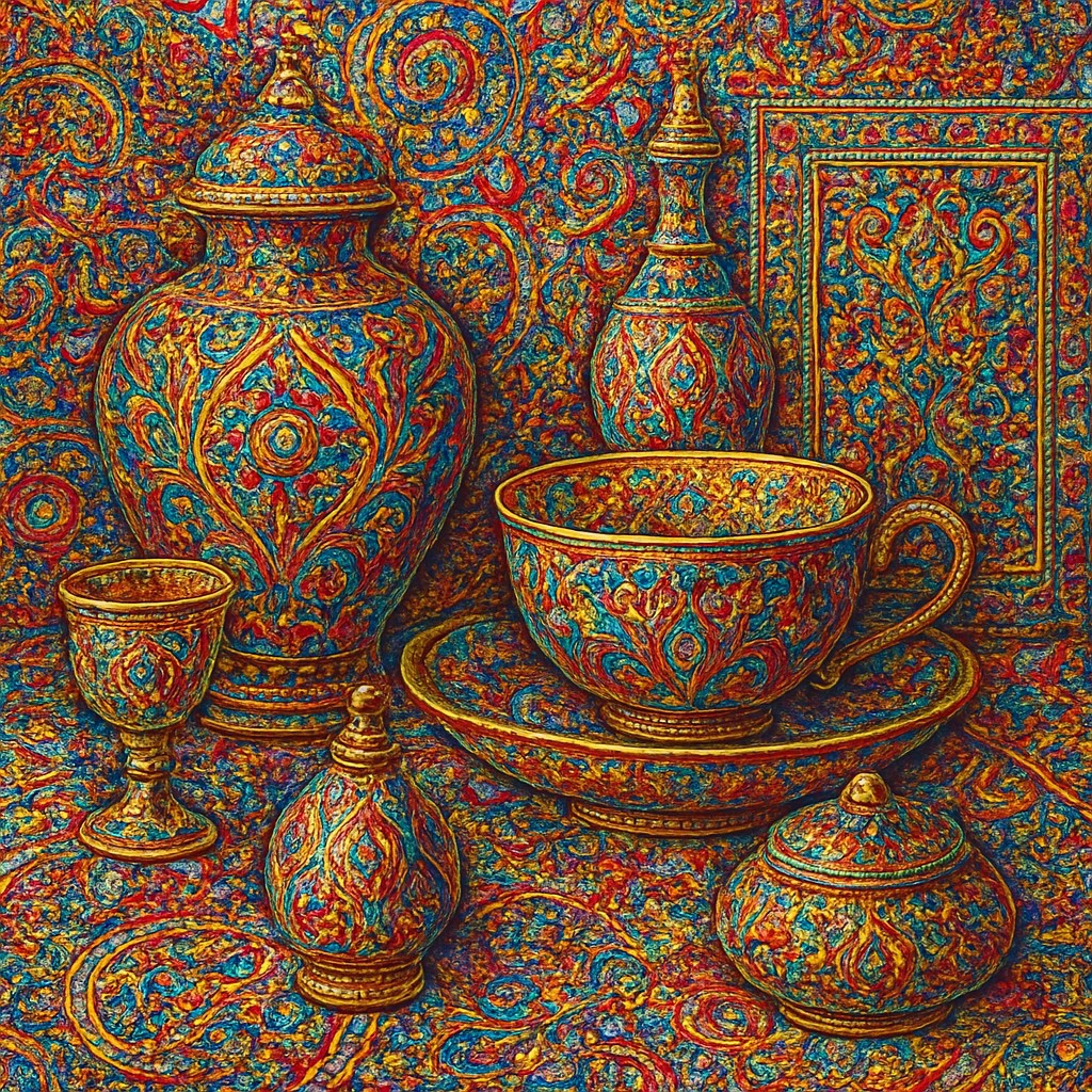 still life with everyday objects