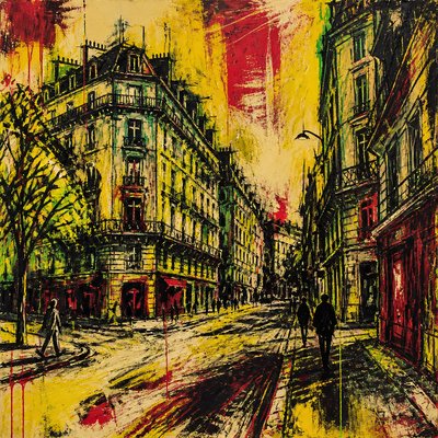 Neo-Expressionist Figurative Art Style Style Transfer Example
