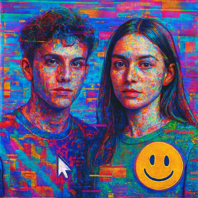 portrait of two people together