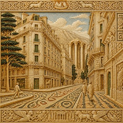 Lebanese Art Style Style Transfer Example