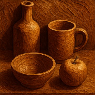 still life with everyday objects