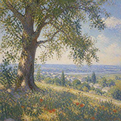 a tree in nature — French Art Style