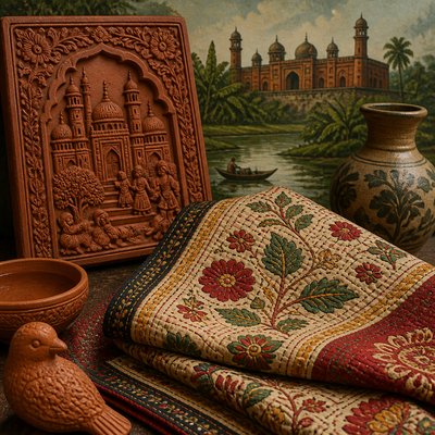 still life with everyday objects — Bangladeshi Art Style