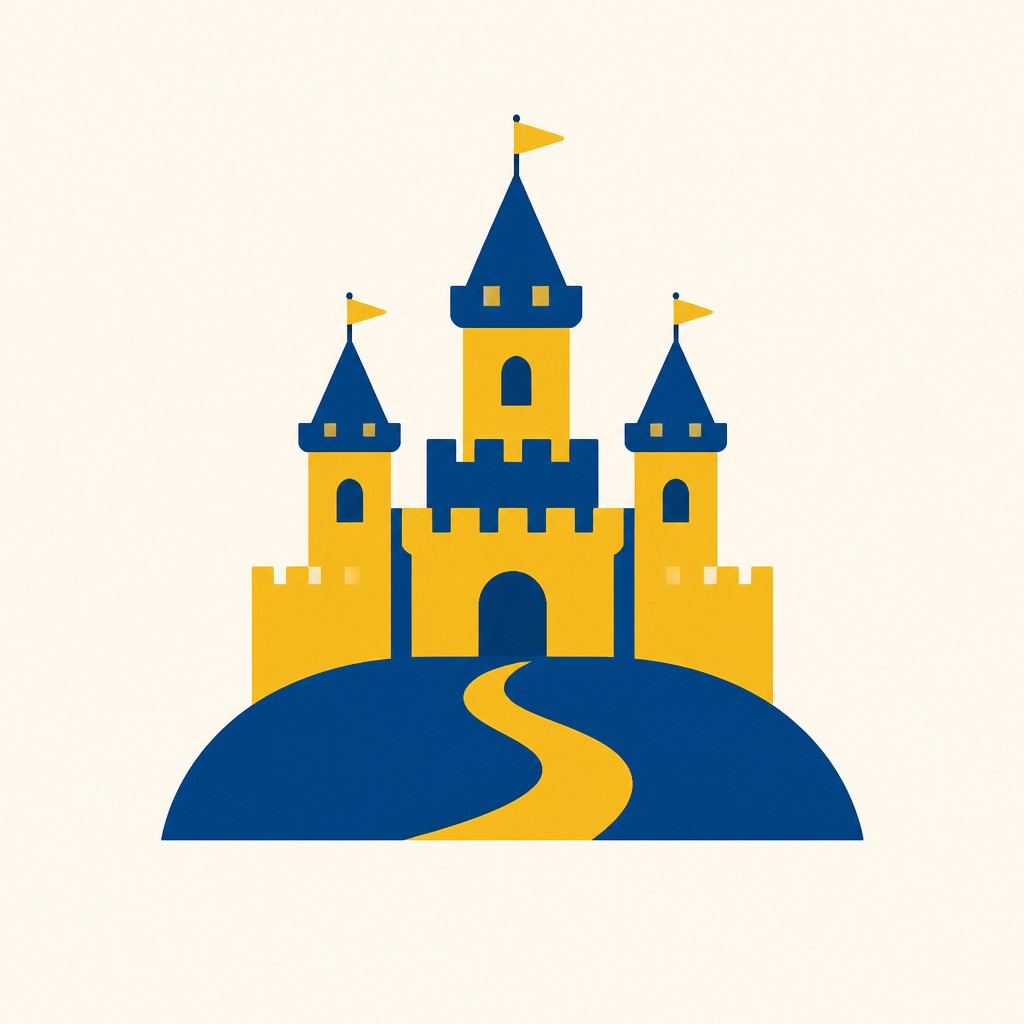 majestic castle on a hilltop