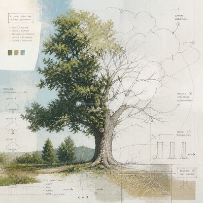 a tree in nature