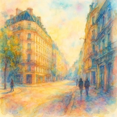 Watercolor Portrait Art Style Style Transfer Example