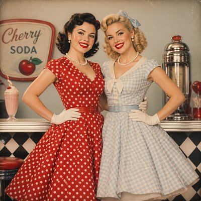 portrait of two people together
